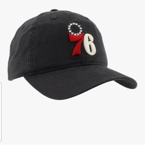 Red & White Embroided PHILA 76 Zephyr NBA Kids Adjustable Philadelphia Hat ZHAT